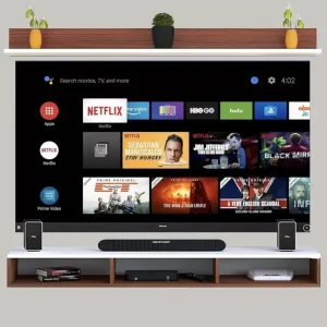 Soami Crafts Engineered Wood TV Entertainment Unit  (Finish Color – Teak Natural / WHITE, DIY(Do-It-Yourself))