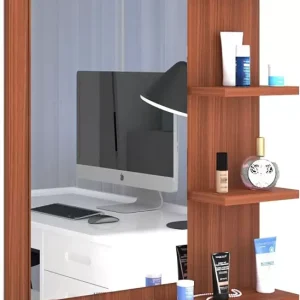 Soami Crafts Engineered Wood Dressing Table  (Finish Color – , Teak Natural, DIY(Do-It-Yourself))