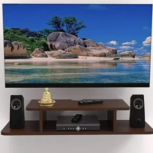Soami Crafts Engineered Wood TV Entertainment Unit  (Finish Color – Brown, DIY(Do-It-Yourself))