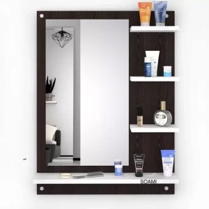 Soami Crafts Engineered Wood Dressing Table  (Finish Color – , Brown / Black, DIY(Do-It-Yourself))