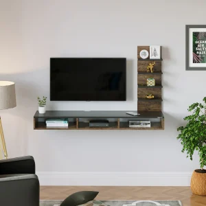 Primax Wild Wood TV Entertainment Wall Unit, ideal for Up to 42″