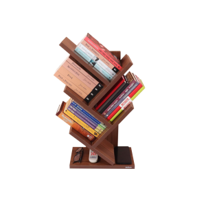 SOAMI CARVING THE FUTURE OF WOOD Engineered Wood Open Book Shelf  (Finish Color – Teak Natural, DIY(Do-It-Yourself))