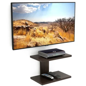 Stellar Plus Tv Wall Unit, Set Top Box Stand Wenge (Up to 32″)