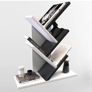 SOAMI CARVING THE FUTURE OF WOOD Engineered Wood Open Book Shelf  (Finish Color – white, DIY(Do-It-Yourself))